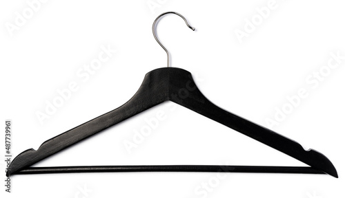 hanger for clothes isolated on white background