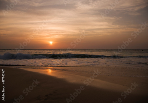 sunset on the beach © Tetatet