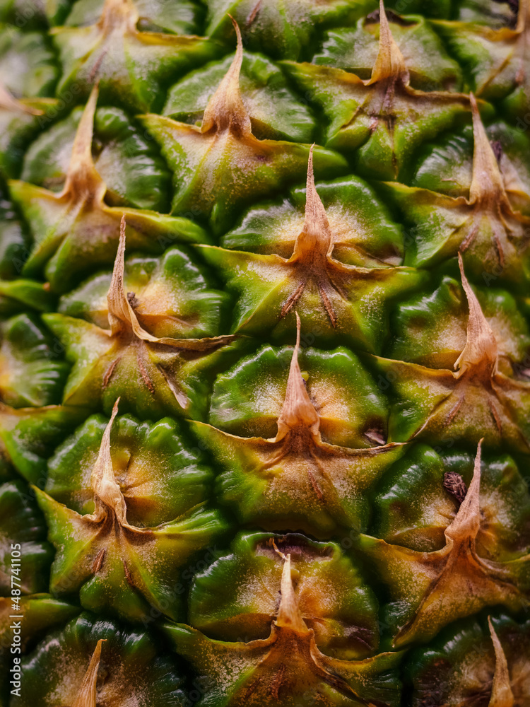 vertical close up photo of fresh ripe pineapple texture vertical close up photo of fresh ripe pineapple texture