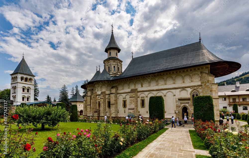 The monastery of Putna in the Bucovina of Romania