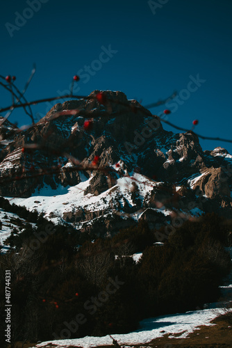 winter in the mountains