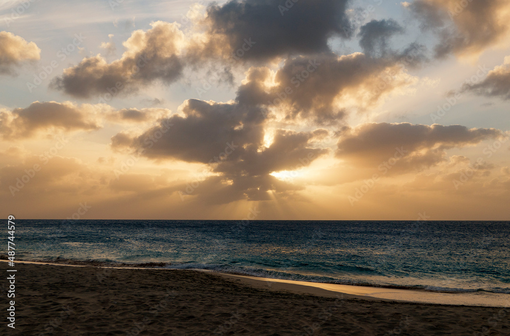 sunset at the beach sunset at the beach