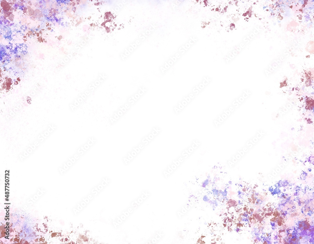 colorful painting spreading on white background colorful painting spreading on white background