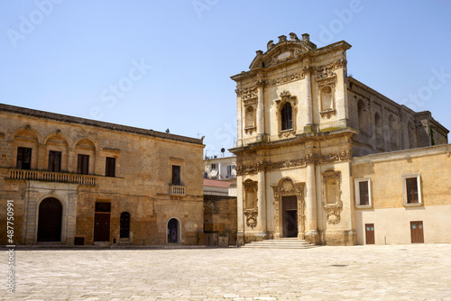 Картината върху платно Mesagne, Brindisi province, Apulia: historic buildings