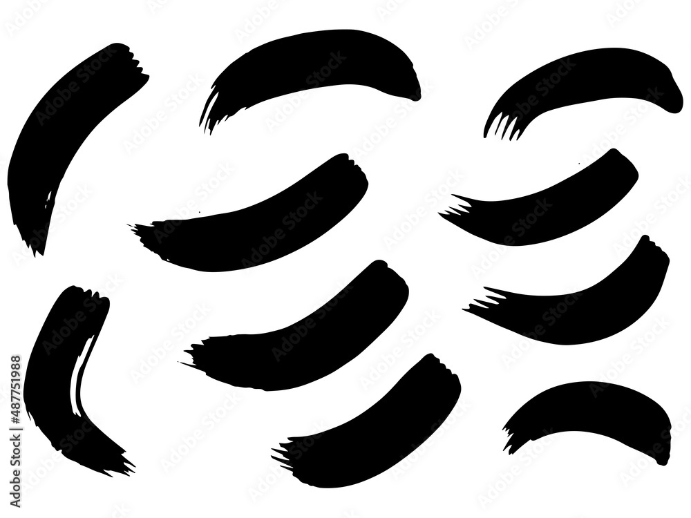 Vector collection of ink, grunge, dirty brush, black paint, strokes. Abstract grunge banner. Black brush stroke background.
Vector collection of ink, grunge, dirty brush, black paint, strokes. Abstract grunge banner. Black brush stroke background.