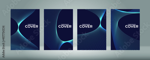 Vector abstract background with colored dynamic waves, lines. Wave flow. Digital frequency track equalizer. Future futuristic template with abstract neon stripes for banner, poster, booklet, report