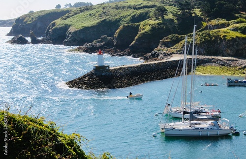 Port de Sauzon, Belle Ile en Mer, Bretagne, Morbihan, France photo