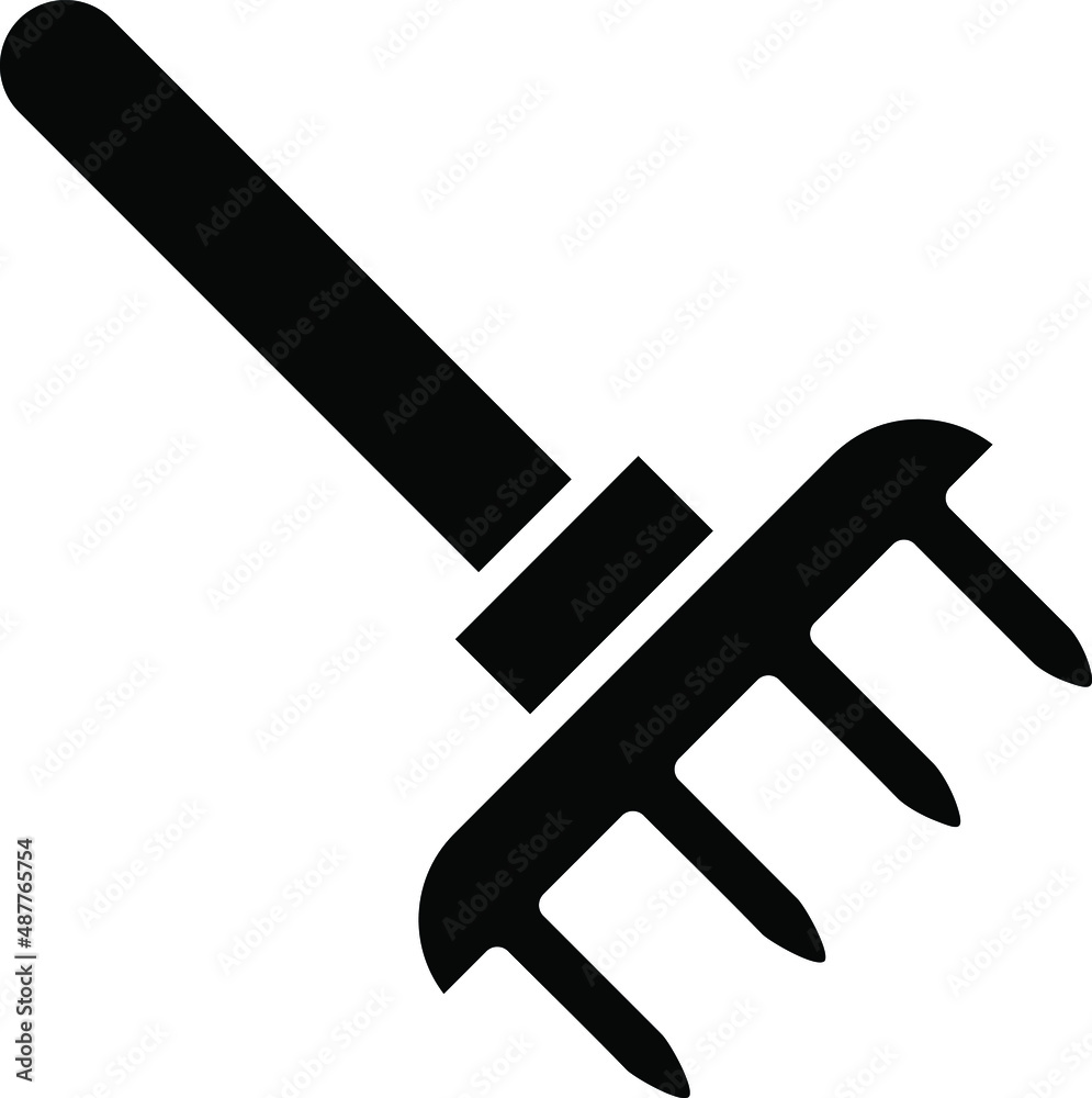 Pitchfork Vector Icon Design Illustration Pitchfork Vector Icon Design Illustration