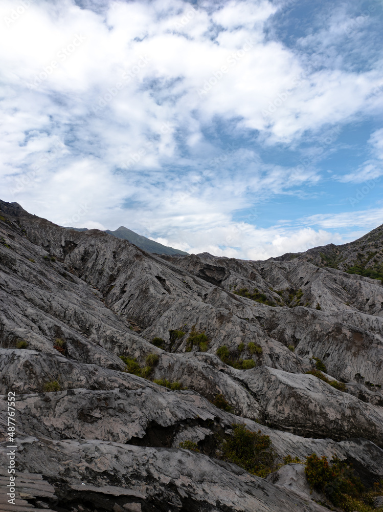 Mountain slopes in the Bromo region