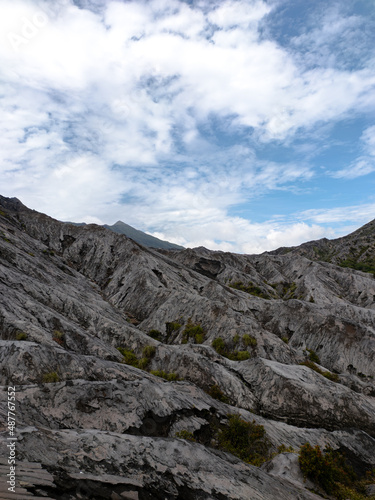 Mountain slopes in the Bromo region