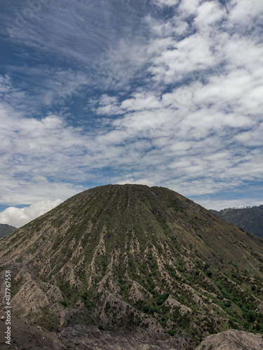 The mountains in the Bromo area