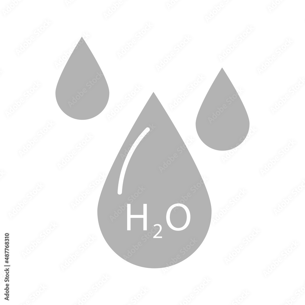 water drop icon on a white background, vector illustration water drop icon on a white background, vector illustration