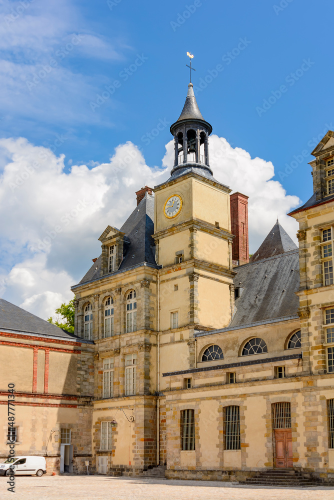 Church of Fontainebleau palace (Chateau de Fontainebleau) in France