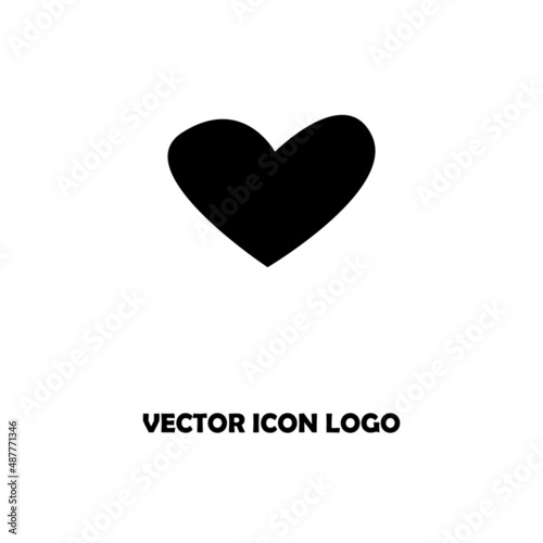 Love icon. Heart icon vector. Like icon vector.
