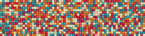 Abstract Geometric Pattern generative computational art illustration