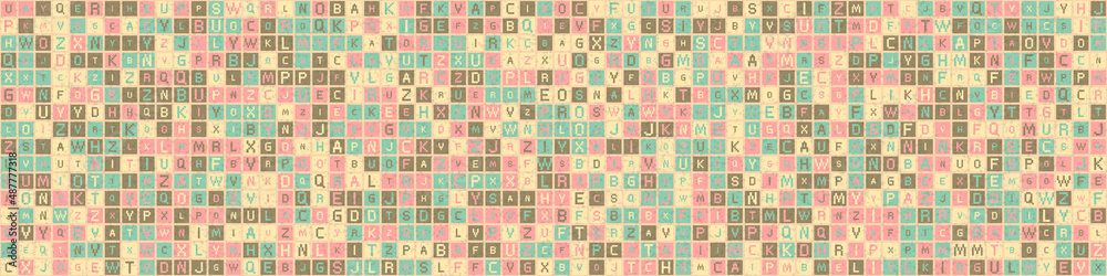 Abstract Geometric Pattern generative computational art illustration