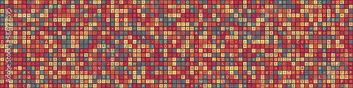Abstract Geometric Pattern generative computational art illustration
