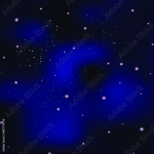 Abstract background space nebula. vector texture
