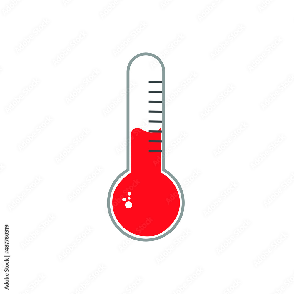 Vector thermomete, Thermometer icon, vector illustration. Vector thermomete, Thermometer icon, vector illustration.