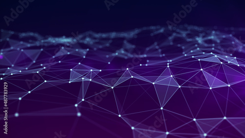 Tableau sur toile Abstract purple background