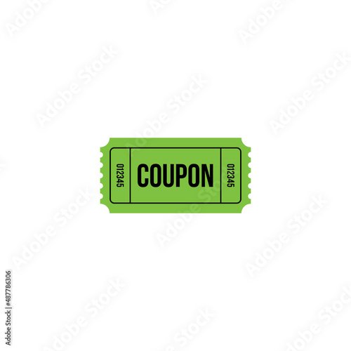 Coupon logo or icon design