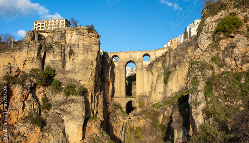 Ronda- beautiful bridge in Andalusia, Spain