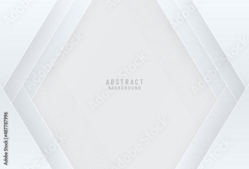 Modern white gray abstract background creative design. Vector illustration design for presentation, banner, cover, flyer, card, poster, website or advertising