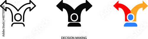 Decision making icon