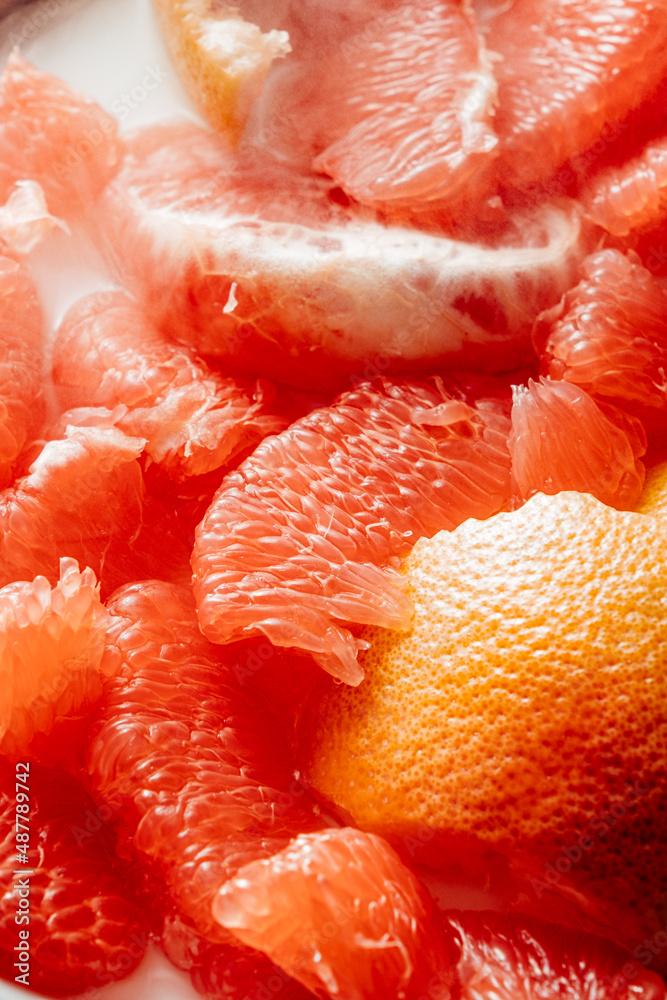 close up of grapefruit close up of grapefruit