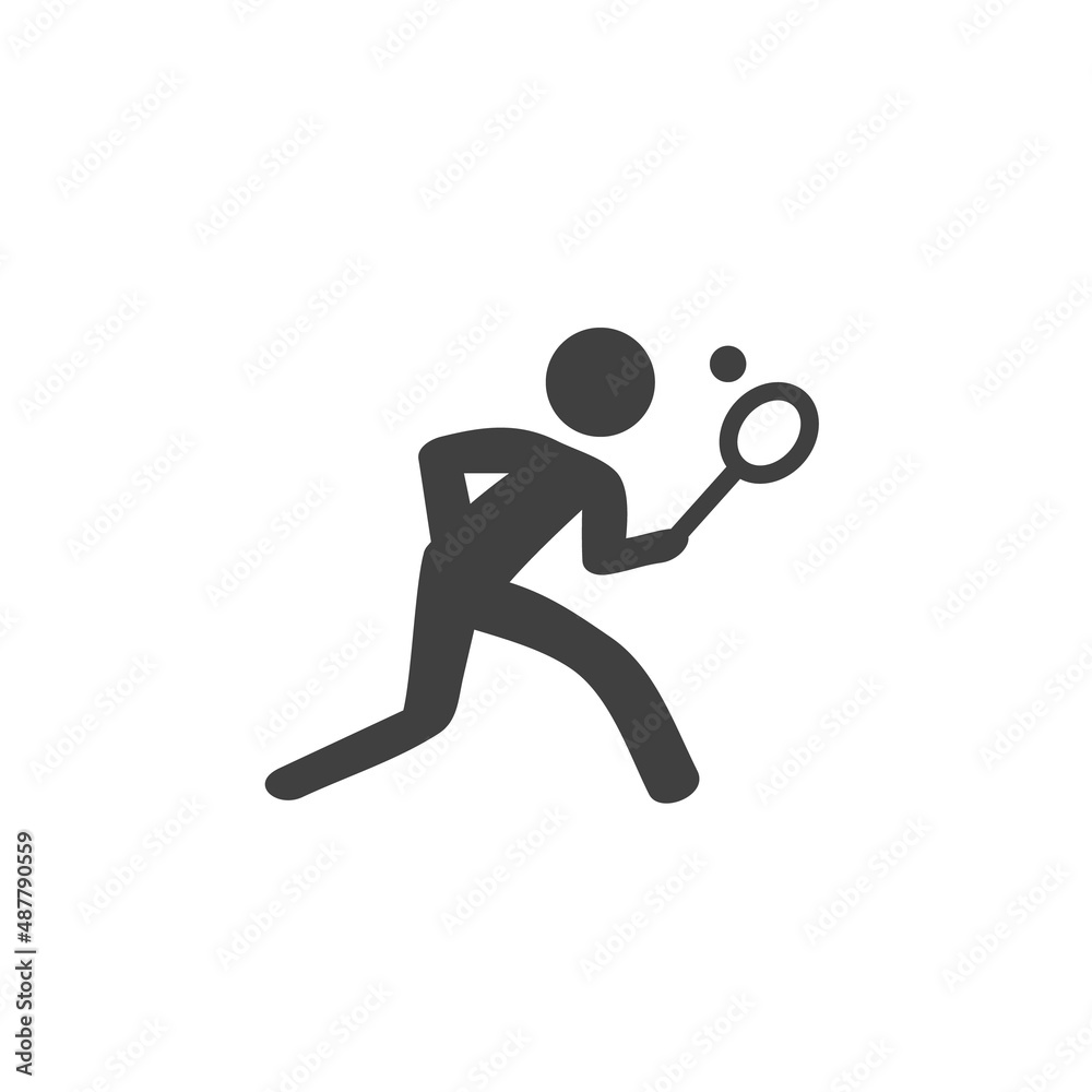 Table tennis sport vector icon