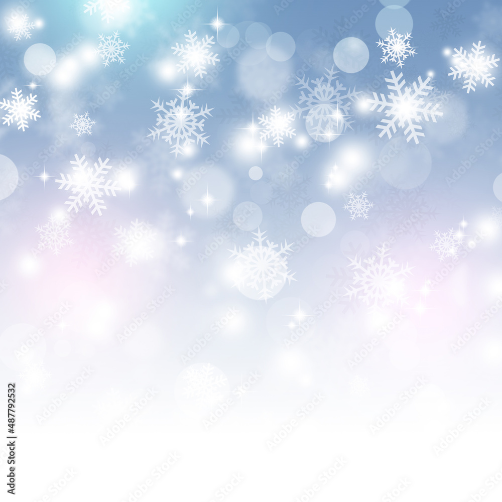 Winter White Snow Fall Background