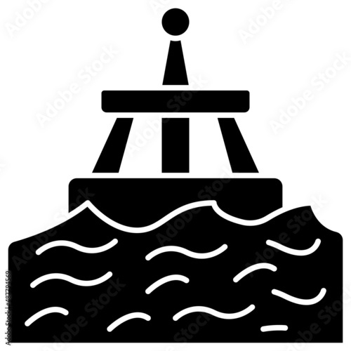 buoy solid icon