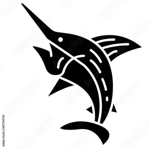 swordfish solid icon
