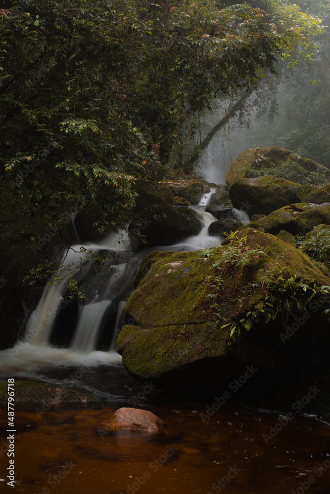 Fototapeta premium waterfall in the mountains
