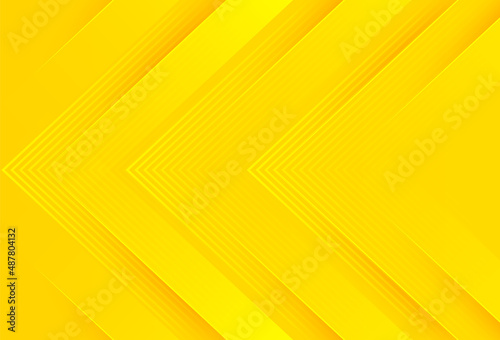 Abstract yellow gradient geometric vector background. Creative geometric wallpaper. Trendy colorful gradient shiny shapes composition for wallpaper, texture, posters, flyer, cover