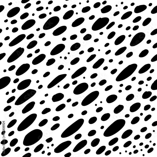 Seamless pattern. Doodle hand drawn. Dotted graphic print