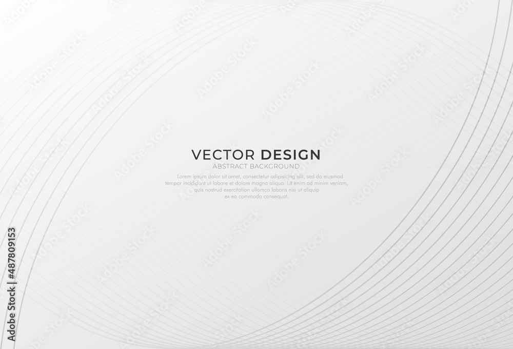 Abstract grey white waves and lines pattern background. Modern lines graphic creative design. Simple light silver vector. Smooth and clean vector subtle illustration with space for your text Abstract grey white waves and lines pattern background. Modern lines graphic creative design. Simple light silver vector. Smooth and clean vector subtle illustration with space for your text