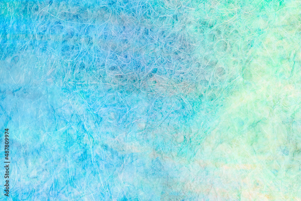 Obraz premium 涼しげな和紙背景