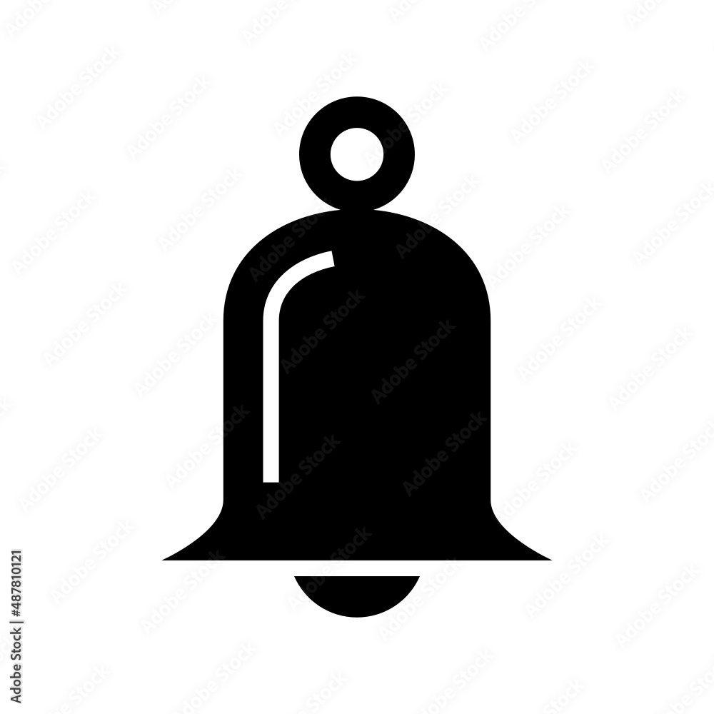 Bell icon isolated on white background Bell icon isolated on white background