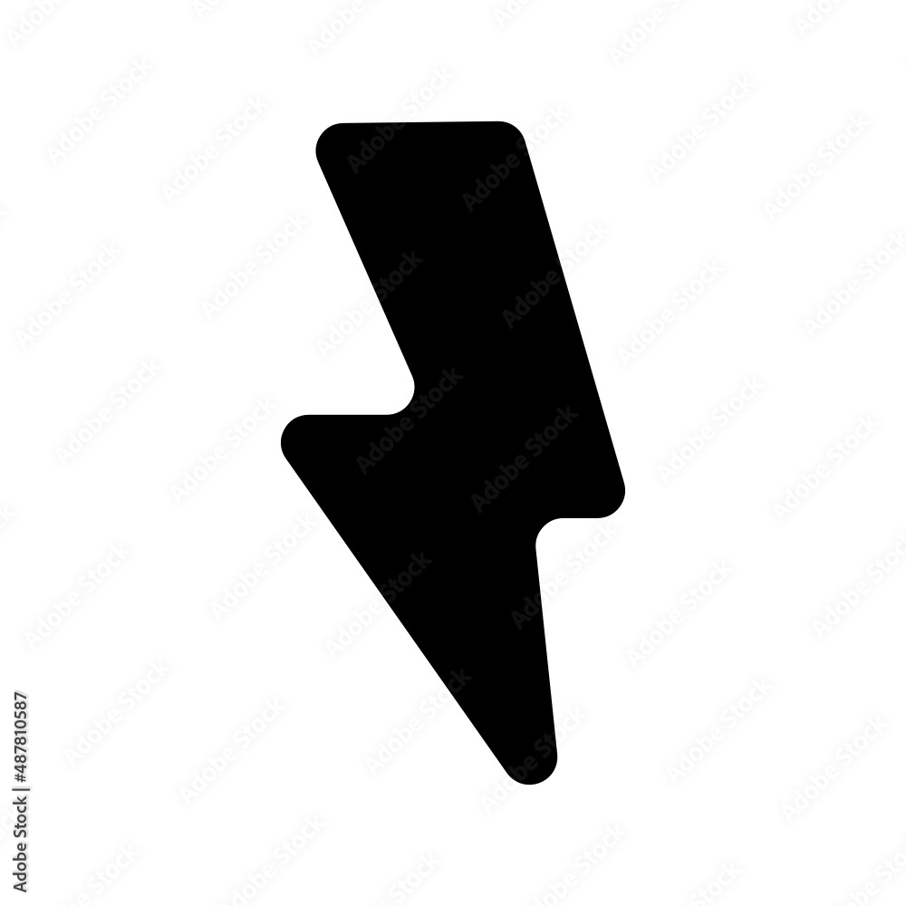 Energy icon isolated on white background Energy icon isolated on white background