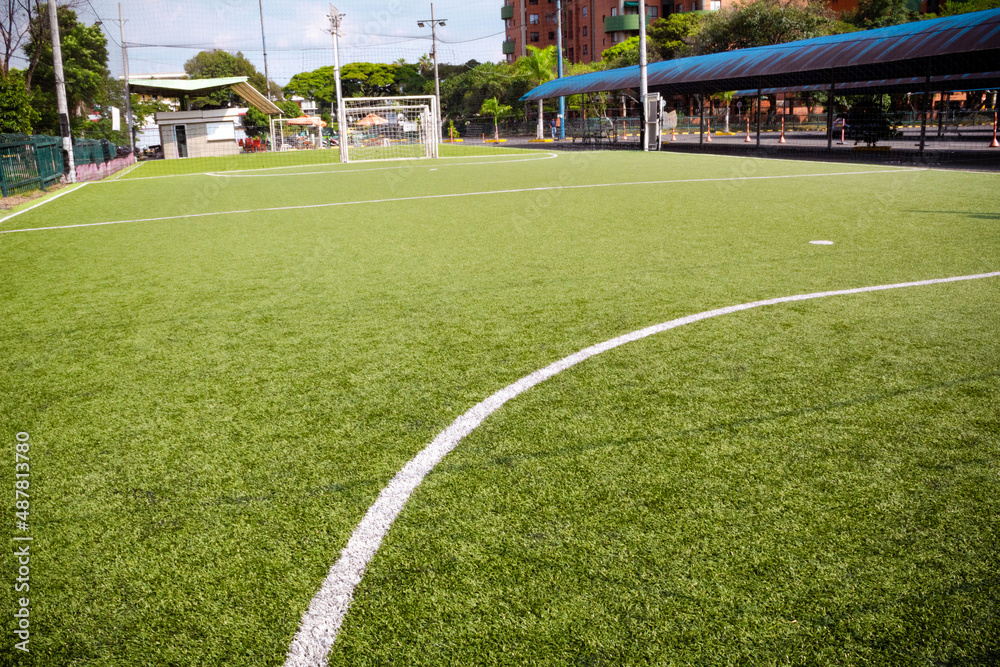 beautiful soccer field