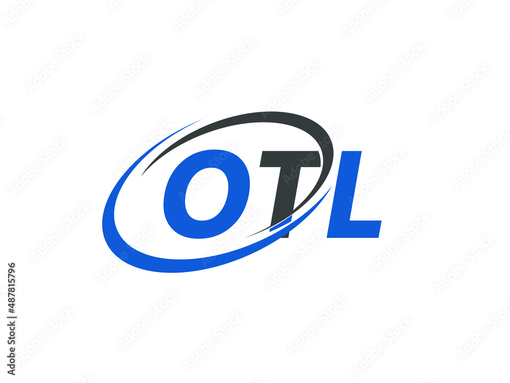 OTL letter creative modern elegant swoosh logo design OTL letter creative modern elegant swoosh logo design