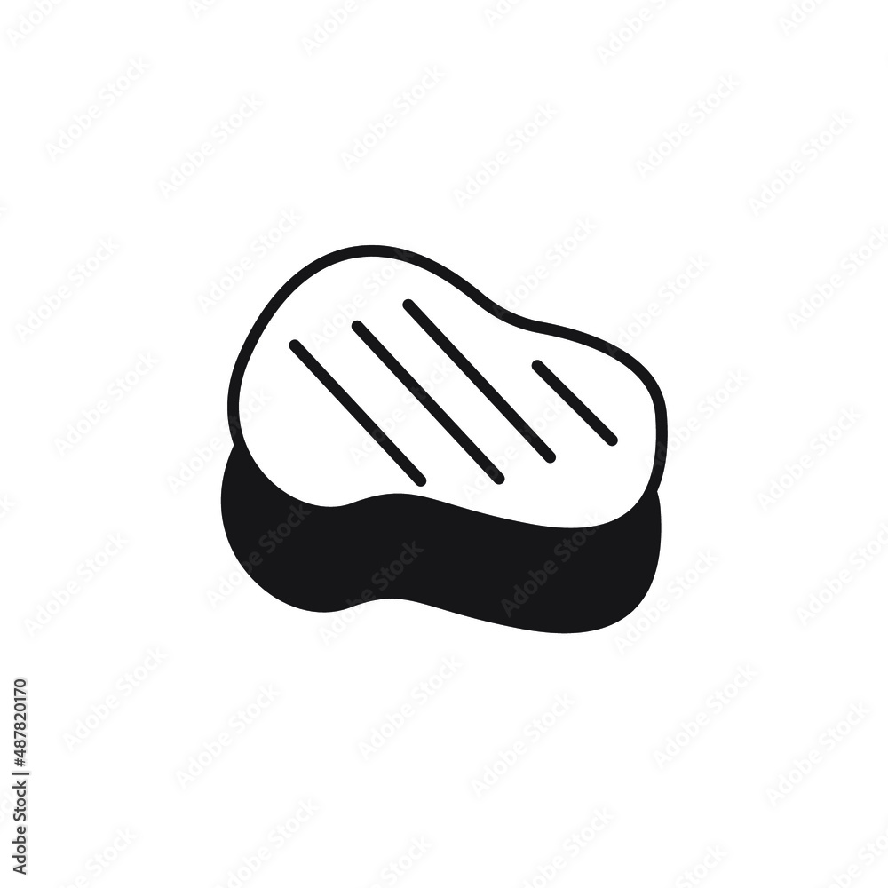 grill icons  symbol vector elements for infographic web