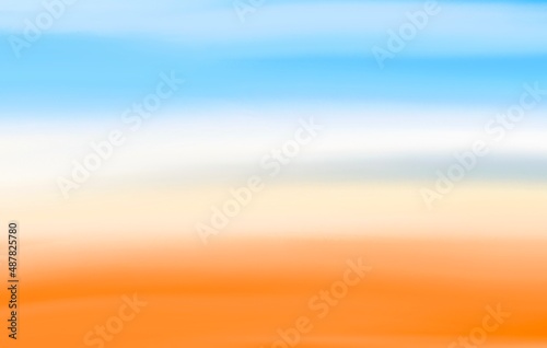 Abstract beautiful gradient sky with paint pastel soft colorful blurred textured background