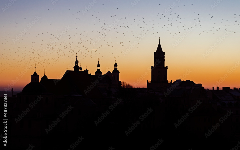 Zachód słońca w Lublinie