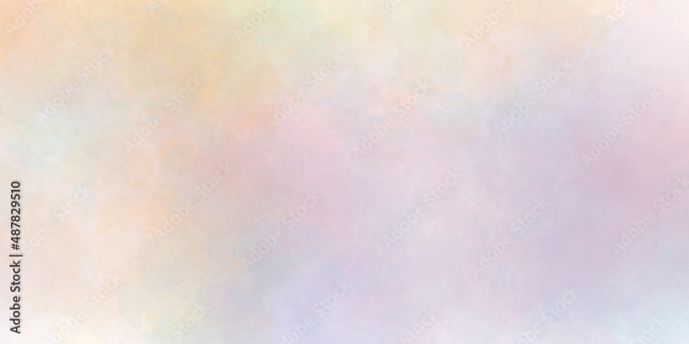 Colorful watercolor background. Vibrant pink watercolor painting background. Fantasy smooth light pink, purple shades and blue watercolor paper textured for grunge design. 