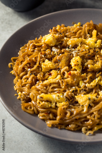 Homemand Trendy Instant Ramen Noodle Stir Fry photo