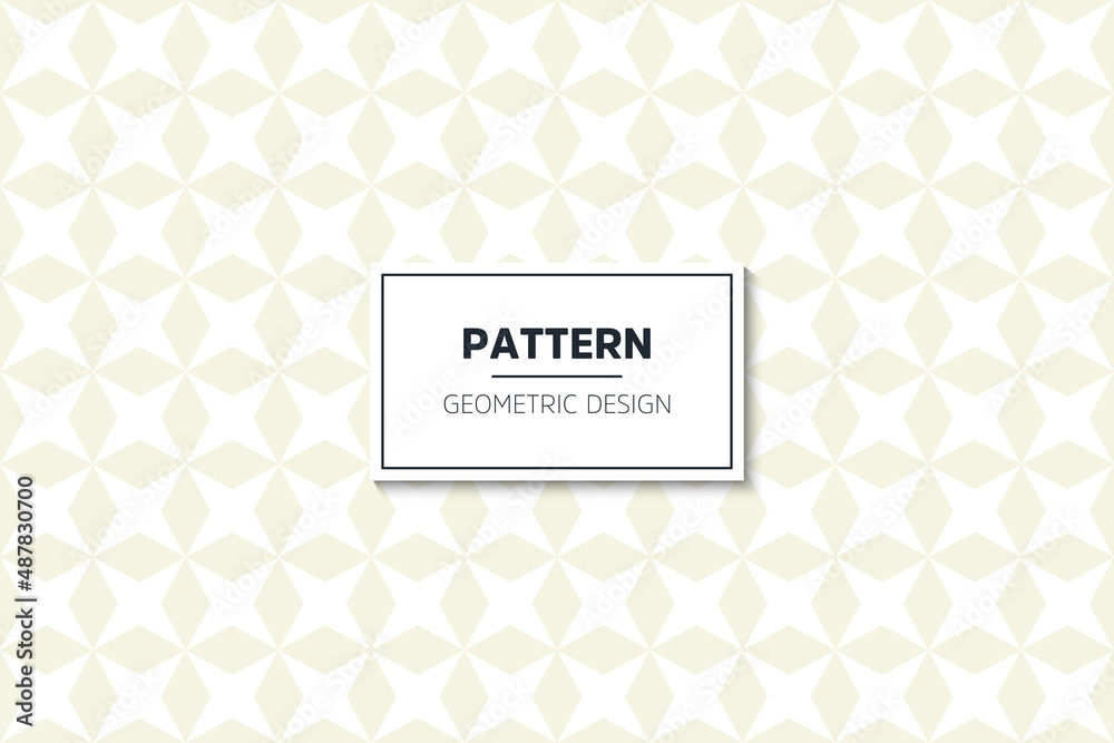 Seamless pattern in ethnic style with geometric elements