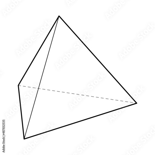 Tetratohedron Stereometric Shape Composition