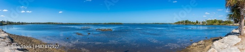 Fototapeta Naklejka Na Ścianę i Meble -  Panorama from The Ozello Trail (County Road 494) - Crystal River, Florida, USA